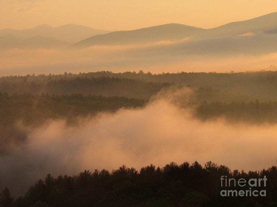 Mountain Dawn Fog Photograph by Joshua Bales