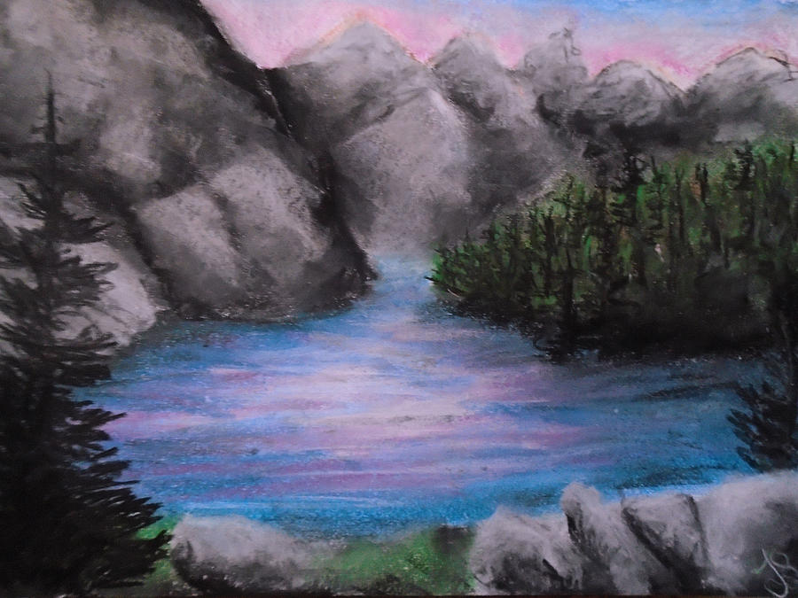 Mountain Escape Painting by Jen Shearer