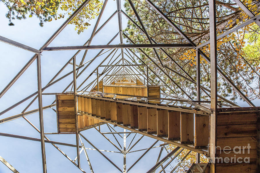 Mountain Fire Lookout Tower Photograph by Nikki Vig