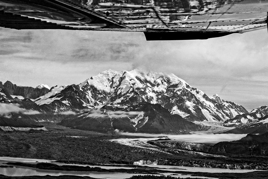 Mountain Flying Alaska Photograph by Waterdancer 