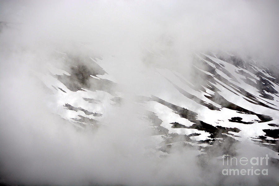 Mountain Fog - Alaska Photograph by Lorenzo Cassina