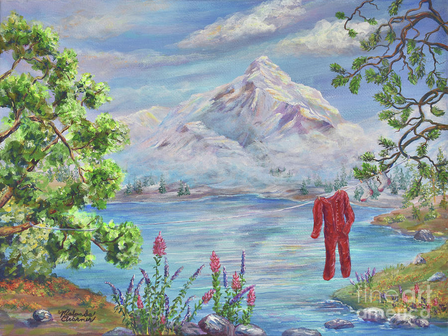 Mountain Fresh Painting by Malanda Warner