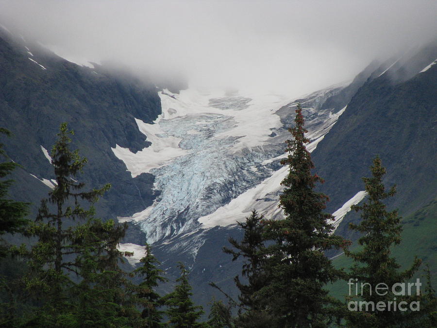 Mountain Glacier Photograph by Anthony Trillo