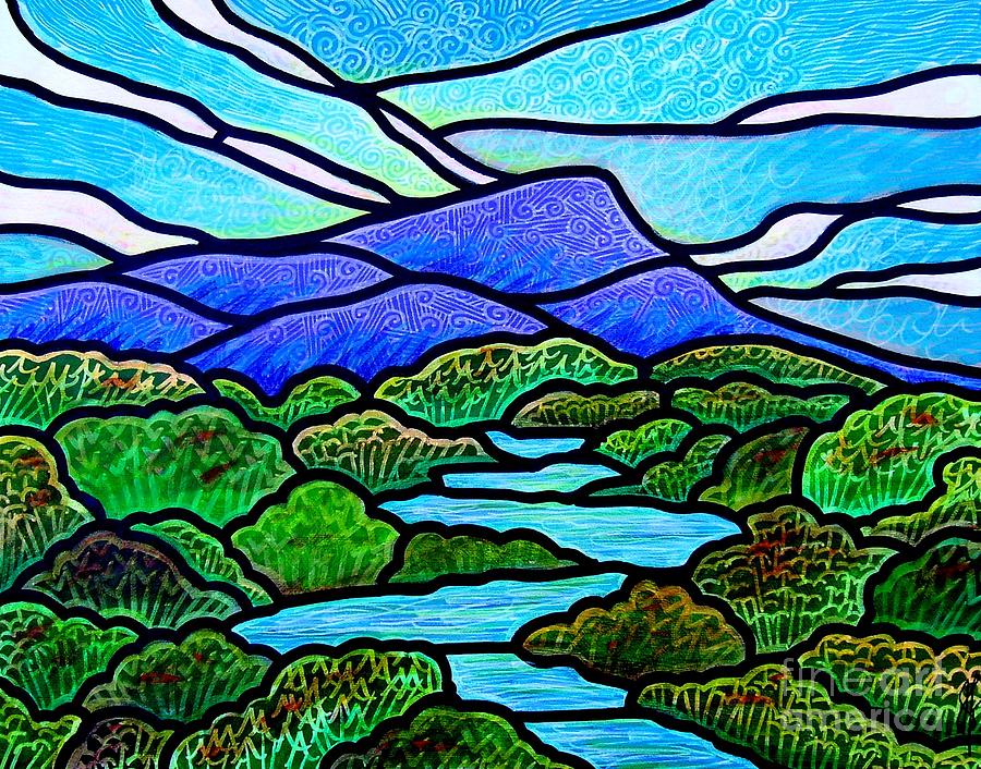 Mountain Glory Painting by Jim Harris