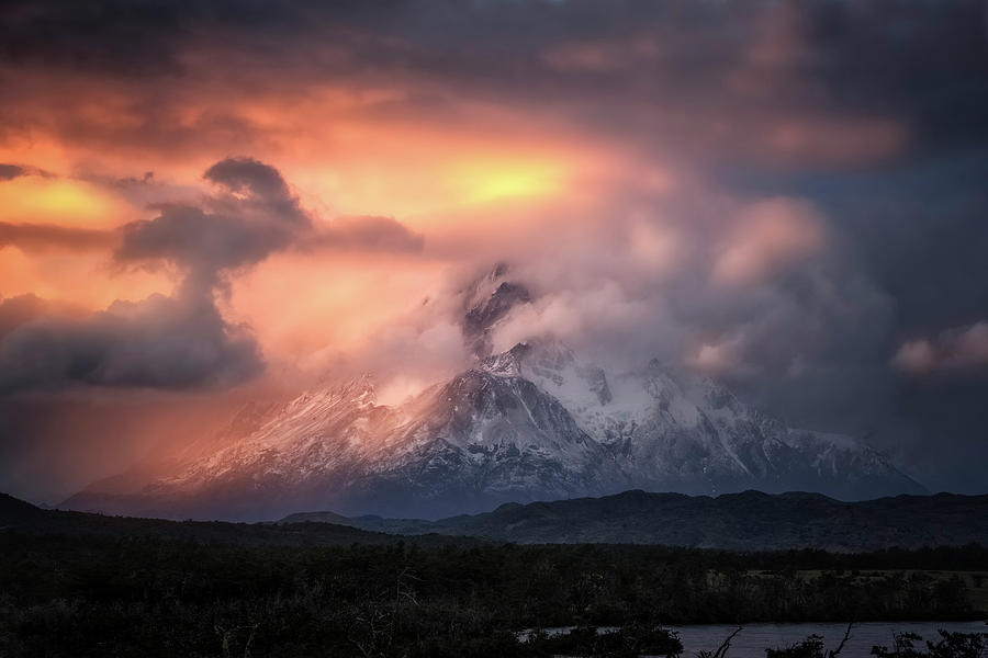 Sunset Photograph - Mountain Glows by Nicki Frates