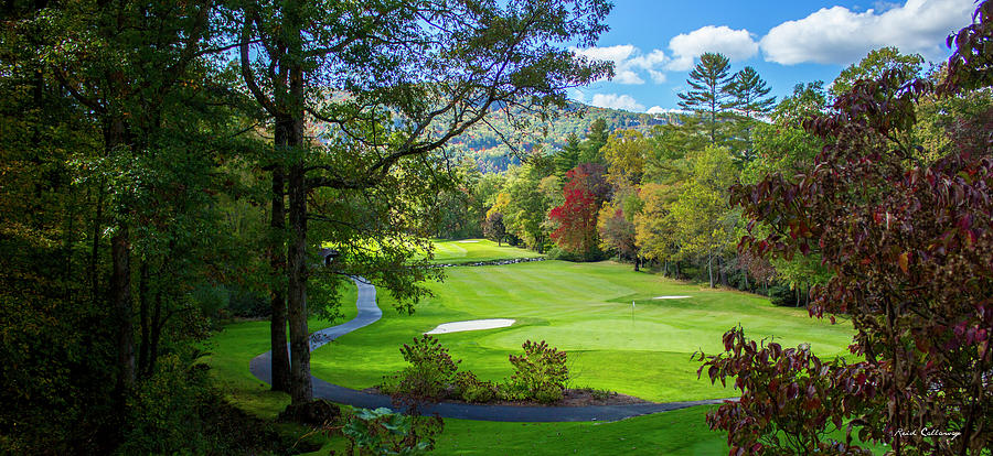 Mountain Golf Country Club of Sapphire Valley Great Smoky Mountains Art Photograph by Reid Callaway