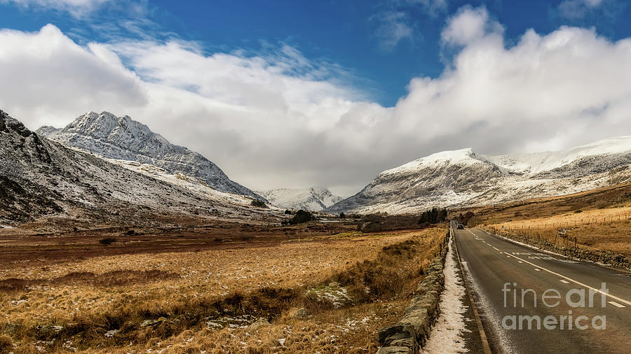 Snowdonia National Park Photograph - Mountain Highway Snowdonia by Adrian Evans