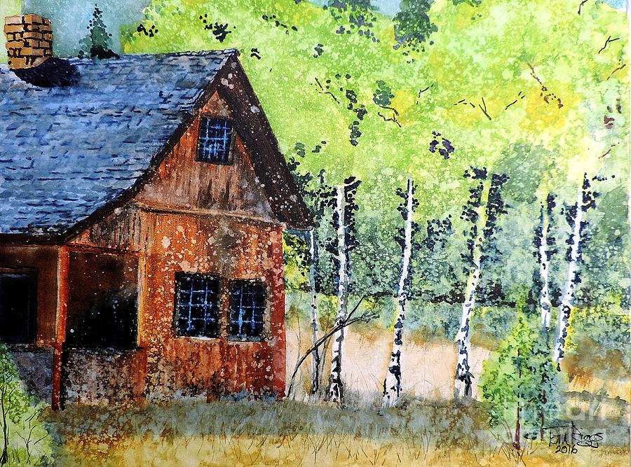 Mountain Home Painting by Tom Riggs