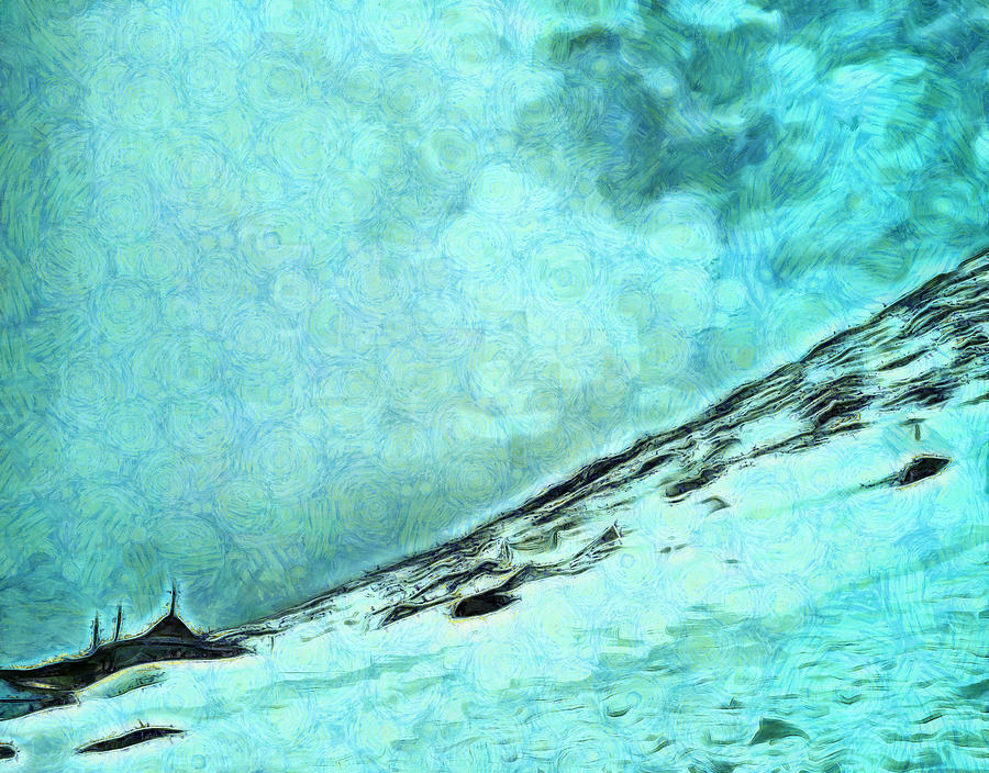 Mountain in a blizzard Photograph by Ashish Agarwal