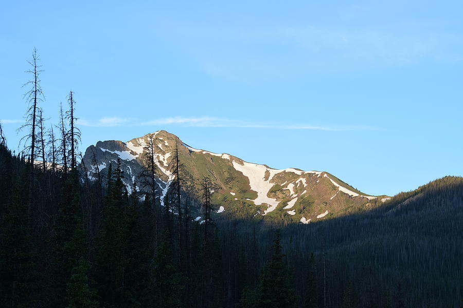 Mountain in Rocky Mountian NP CO Photograph by Margarethe Binkley