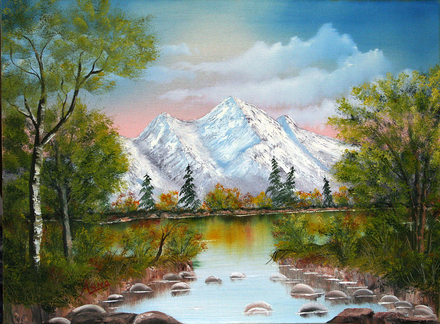 Mountain Painting - Mountain Lake by Arno Clabaugh