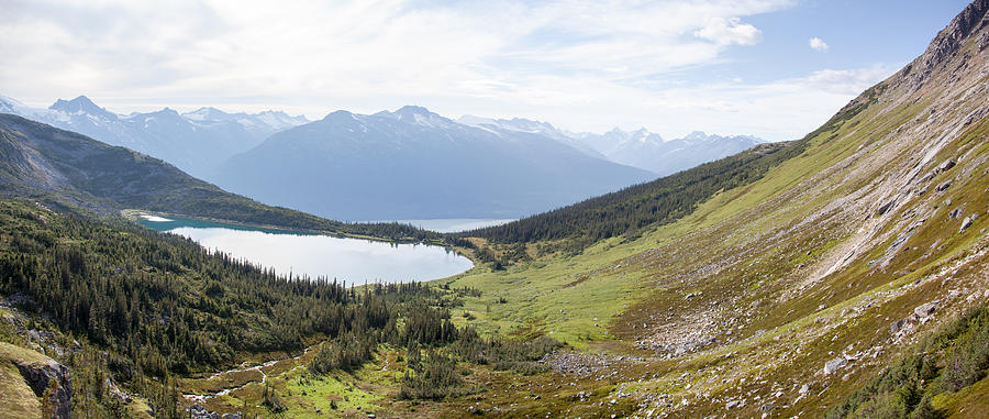 Mountain Lake Panorama Photograph by Ramunas Bruzas