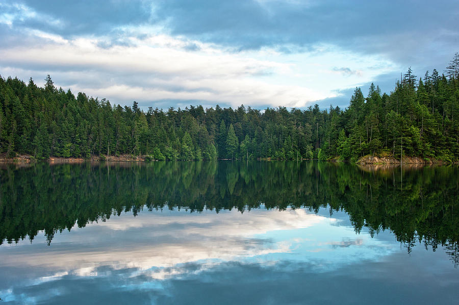 Mountain Lake Reflection by Crystal Hoeveler Mountain Lake Reflection by Crystal Hoeveler