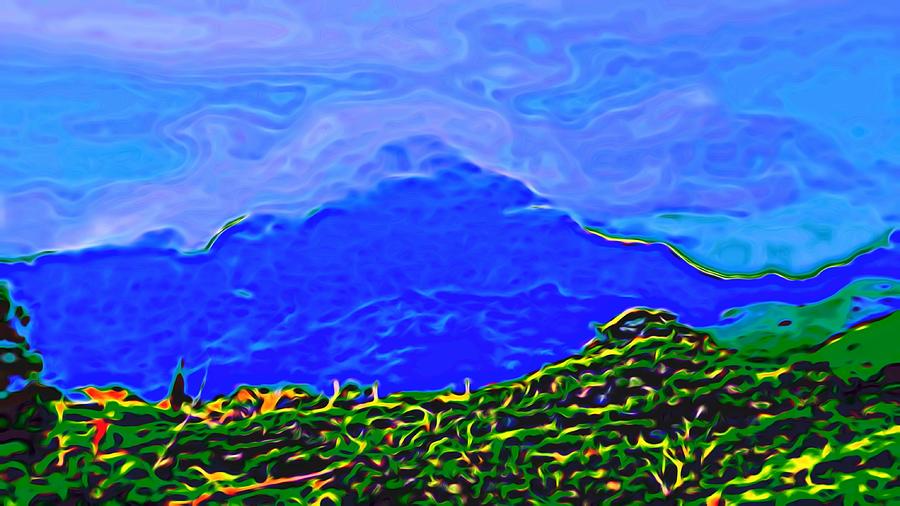 Mountain Landscape 7 In Abstract Photograph by Kristalin Davis