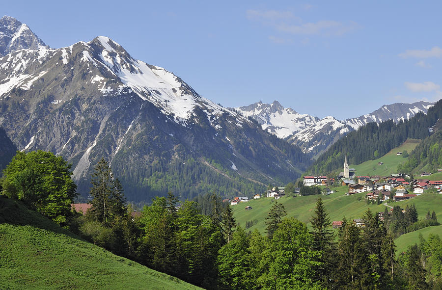 Mountain Photograph - Mountain landscape in the Austrian alps by Matthias Hauser