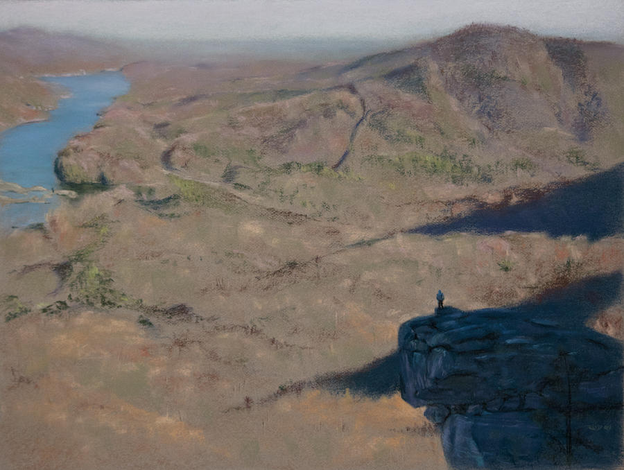 Mountain Lookout Pastel by Christopher Reid