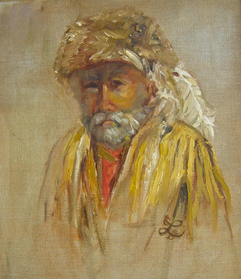 Animal Painting - Mountain Man by Catherine Lawhon