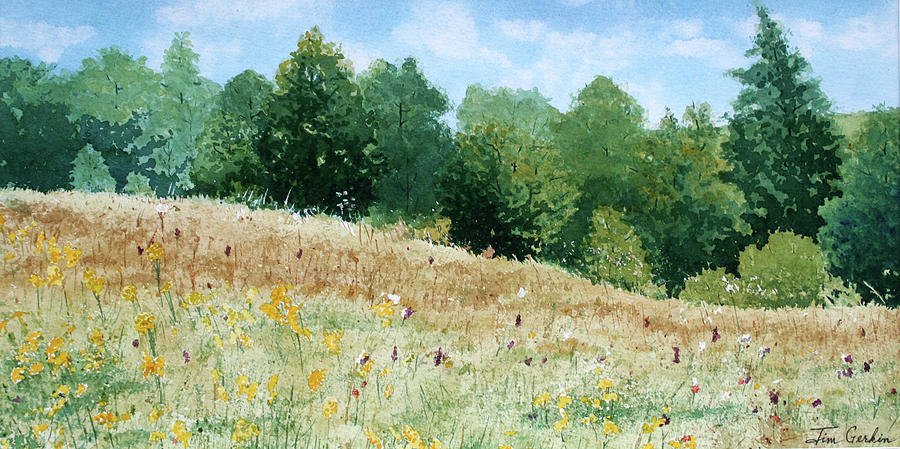 Mountain Meadow Painting by Jim Gerkin