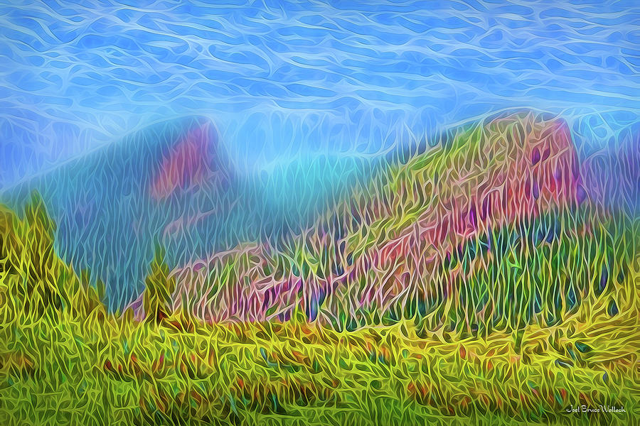Mountain Meadow Spirit Digital Art by Joel Bruce Wallach
