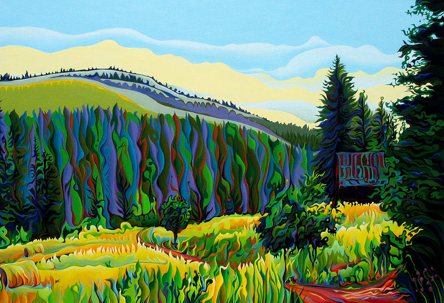Mountain Morning Lift Painting by Amy Ferrari