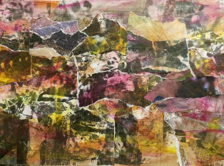 Abstract Mixed Media - Mountain Muse by Chava Silverman