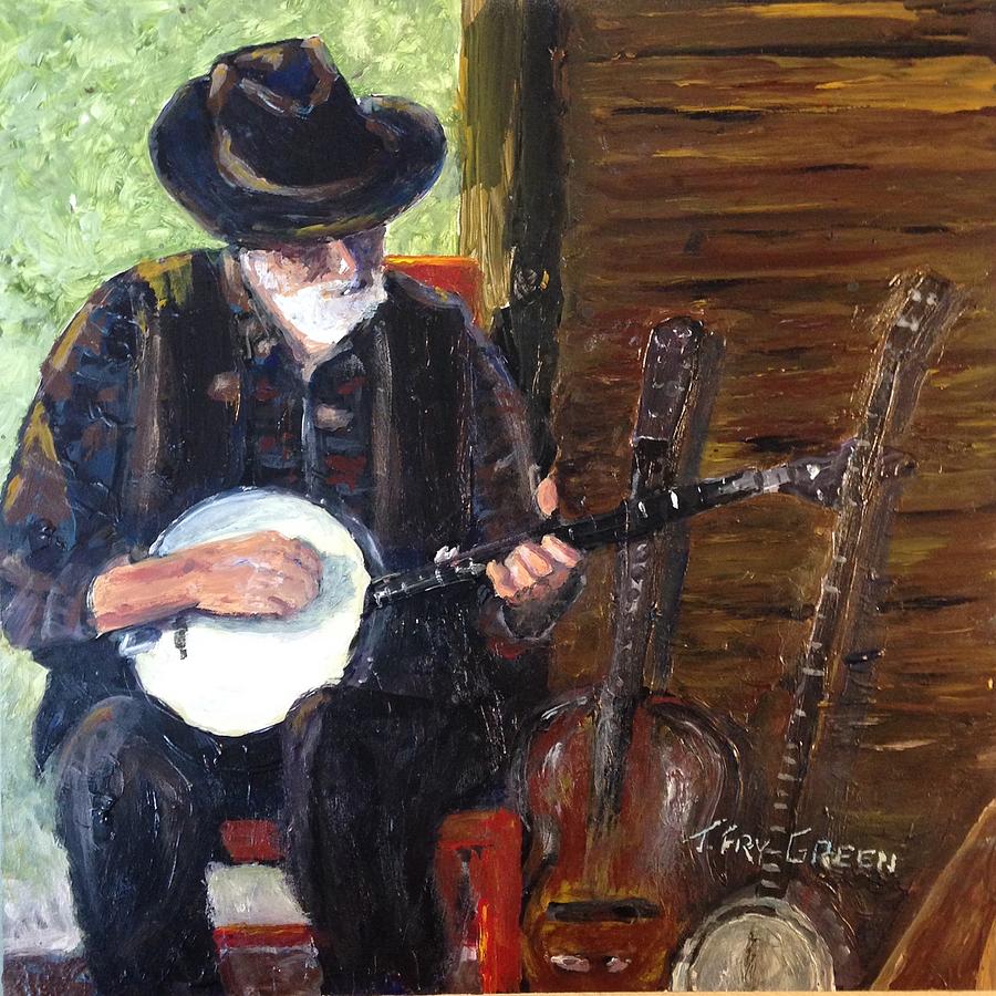Mountain Music Painting by Teresa Fry