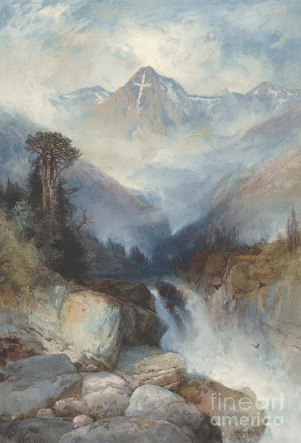 Mountain of the Holy Cross Painting by Thomas Moran