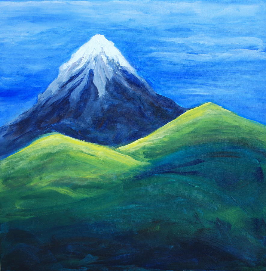 Mountain of the Lord Painting by Deb Brown Maher