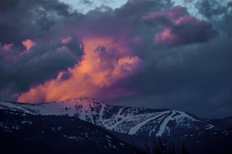 Mountain on Fire Photograph by Albert Seger