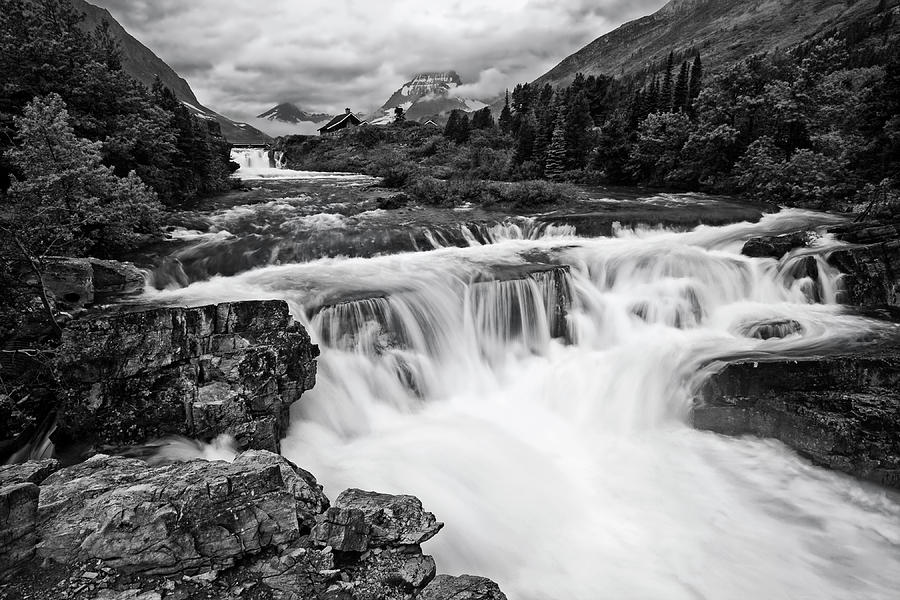 Mountain Paradise in Black and White Photograph by Mark Kiver