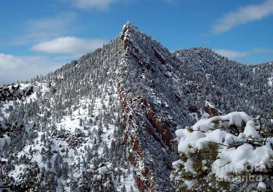Mountain Peak in Boulder Photograph by Daniel Larsen