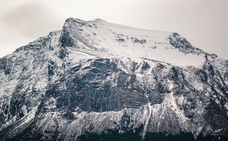 Mountain Peak Near Storvika Norway Photograph by Adam Rainoff
