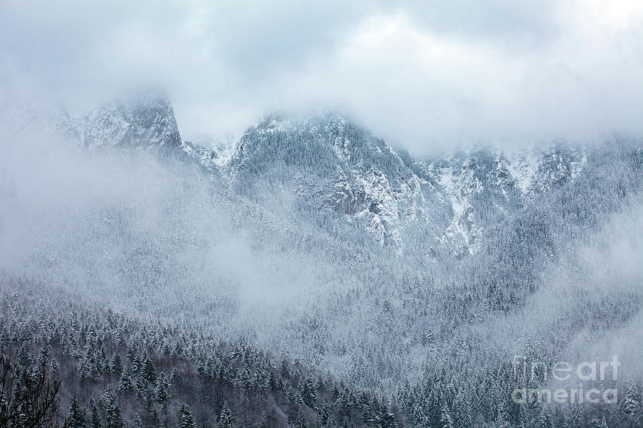 Mountain peaks Photograph by Ragnar Lothbrok