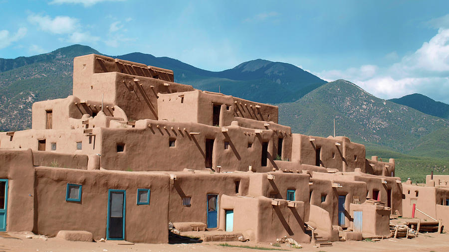 New Mexico Photograph - Mountain Pueblo by Lea Rhea Photography New Mexico Photograph - Mountain Pueblo by Lea Rhea Photography