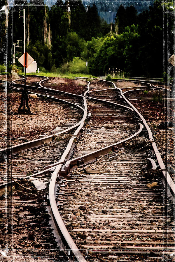 Mountain Railroad Maze Photograph
