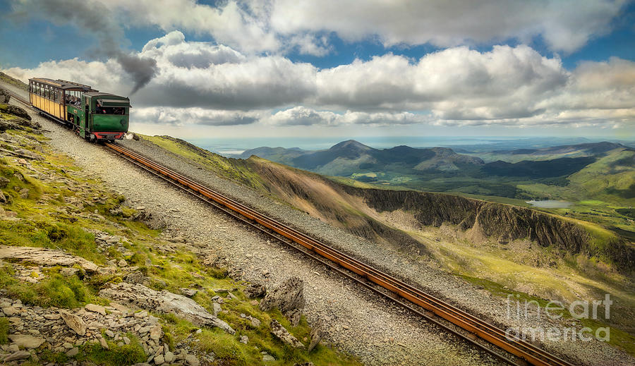 Snowdonia National Park Photograph - Mountain Railway by Adrian Evans
