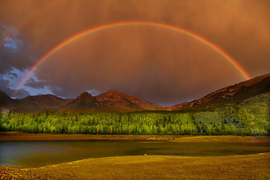 Mountain Rainbow Photograph by Mark Smith