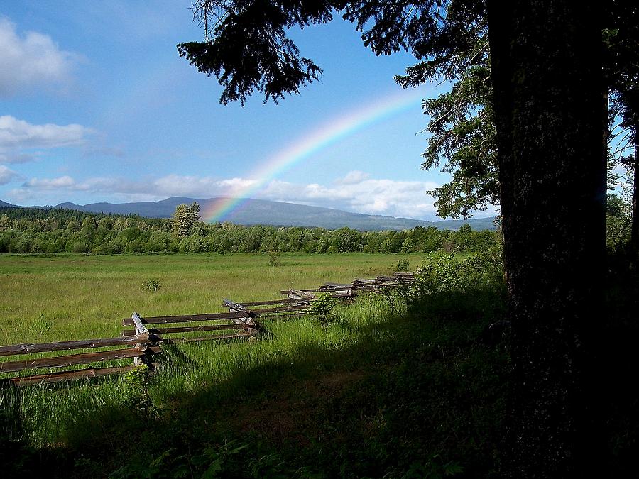 Mountain Rainbow Photograph Photograph by Kimberly Walker