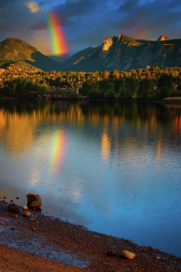 Mountain Rainbows Photograph by John De Bord