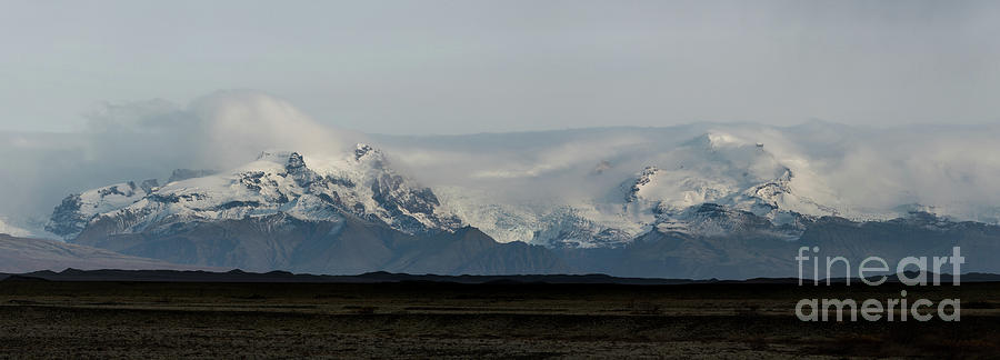 Mountain Range In Iceland  Photograph by Michael Ver Sprill