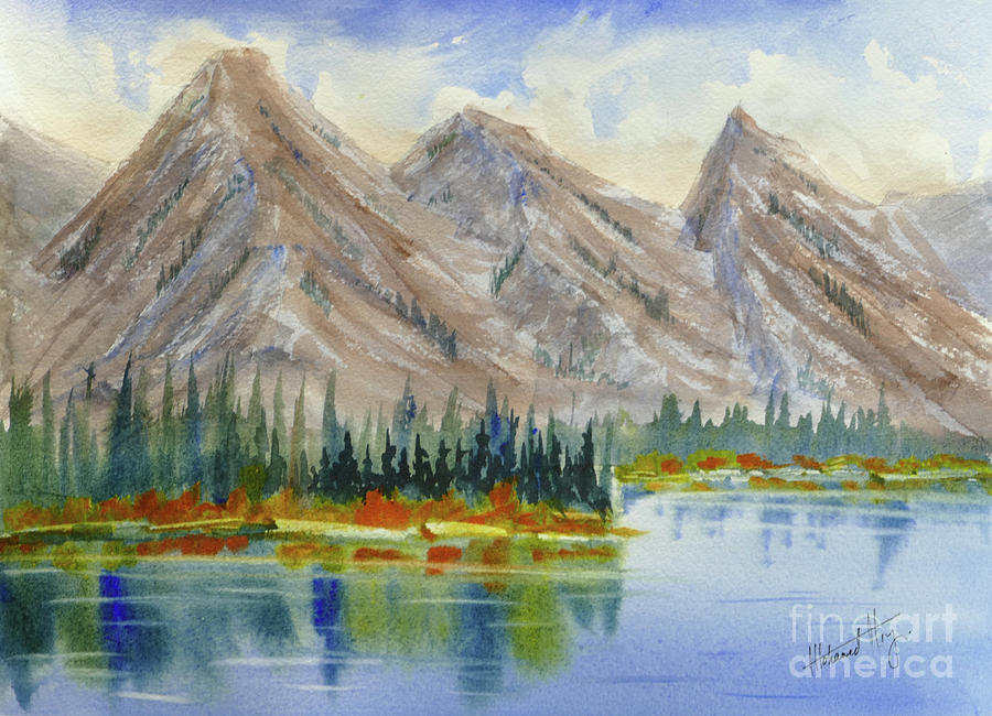 Mountain Range Painting