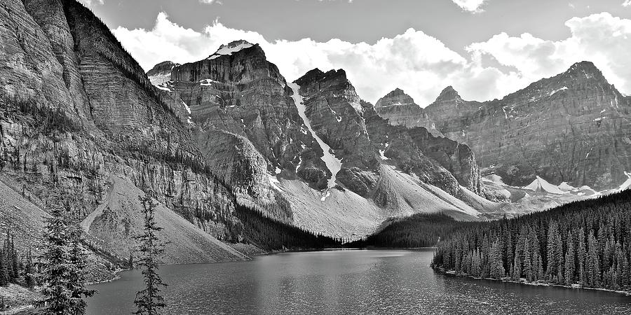 Mountain Range Monochrome Photograph by Frozen in Time Fine Art Photography