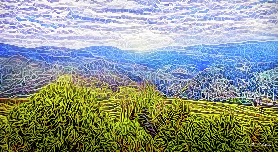 Mountain Range Spirit Digital Art by Joel Bruce Wallach