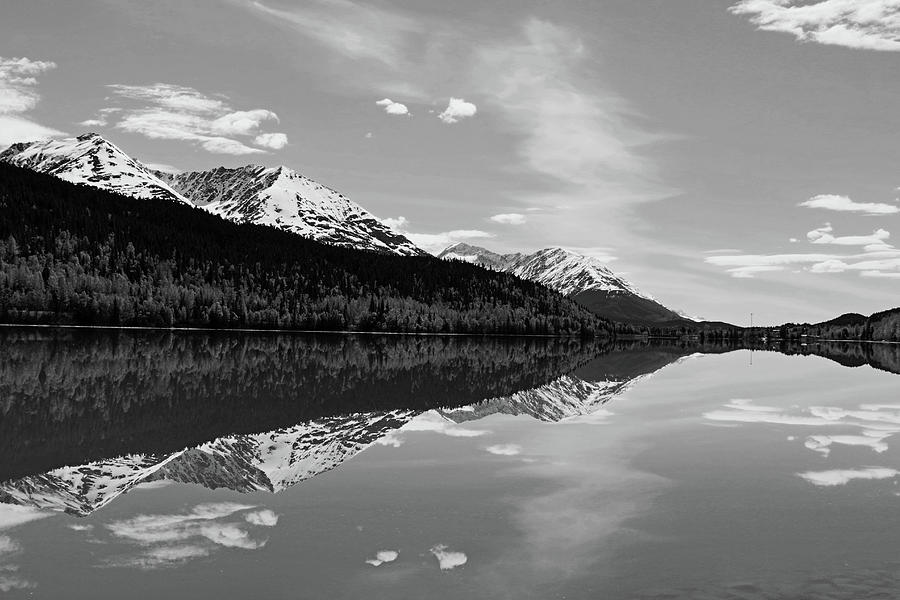 Mountain Reflection Black and White Photograph by Sierra Vance | Fine ...