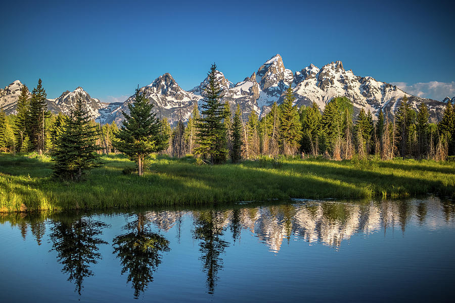 Mountain reflection Photograph by Dana Foreman