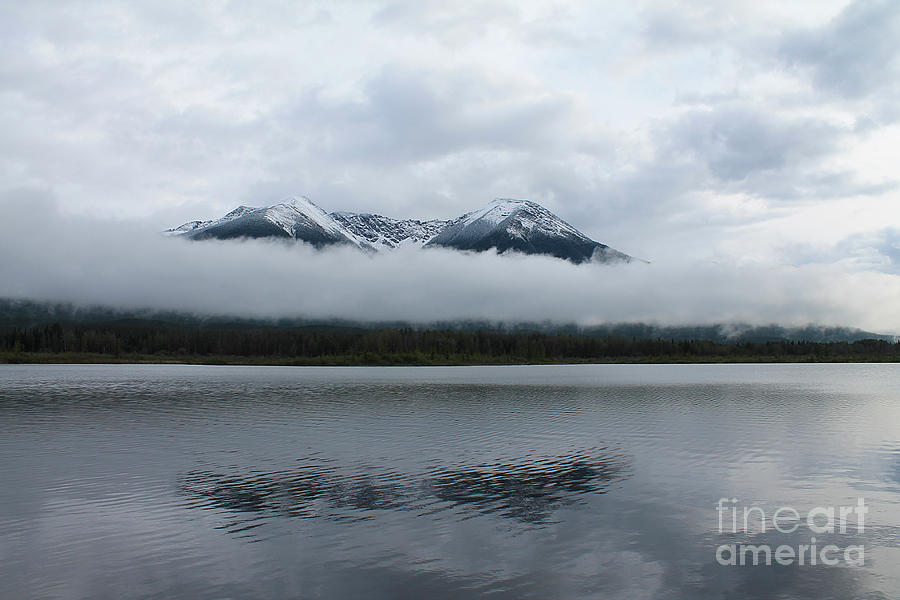 Mountain Reflection on Vermillion Lakes Photograph by Nina Silver