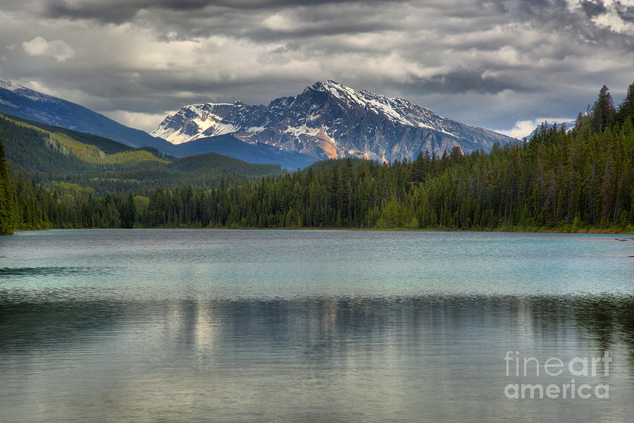 Mountain Reflections In The Valey Of Five Lakes Photograph by Adam Jewell