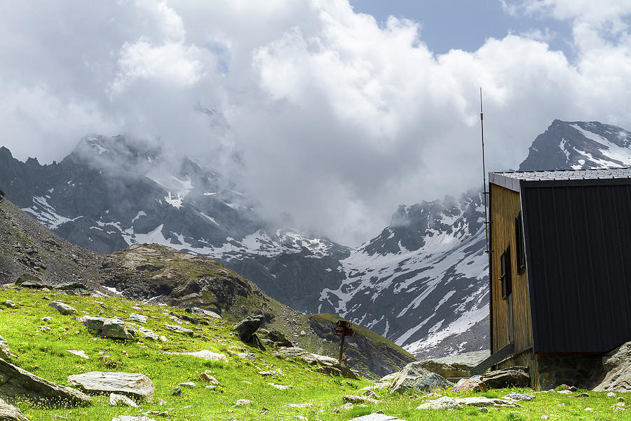 Mountain refuge of Mount Viso Photograph by Paul MAURICE