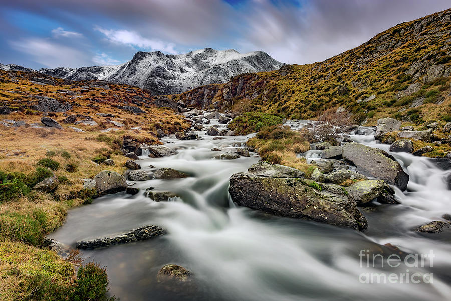Mountain River Snowdonia  Photograph by Adrian Evans