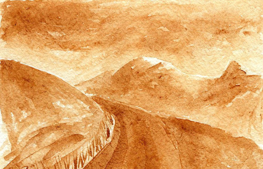 Mountain Road Painting by Hakon Soreide